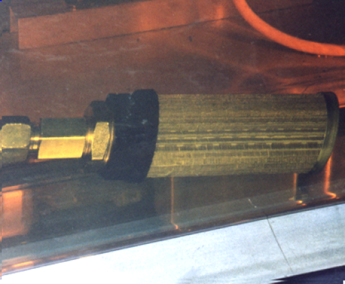 Suction filter install in the tank