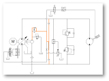 Feed pressure circuit