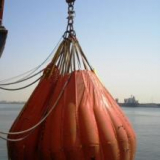 Load test of the ship cranes